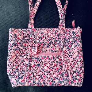 Vera Bradley Small Vera Tote in Love pattern